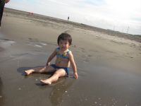 今年の初海水浴