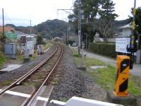 外房線の踏み切り