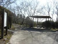 万木城公園の駐車場はこんな感じ