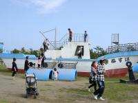 蓮沼海浜公園・船の遊具