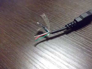 USBケーブルを短くする (4)